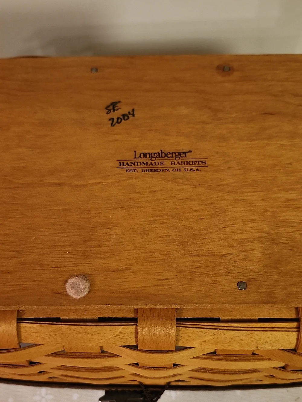 Longaberger handmade woven
